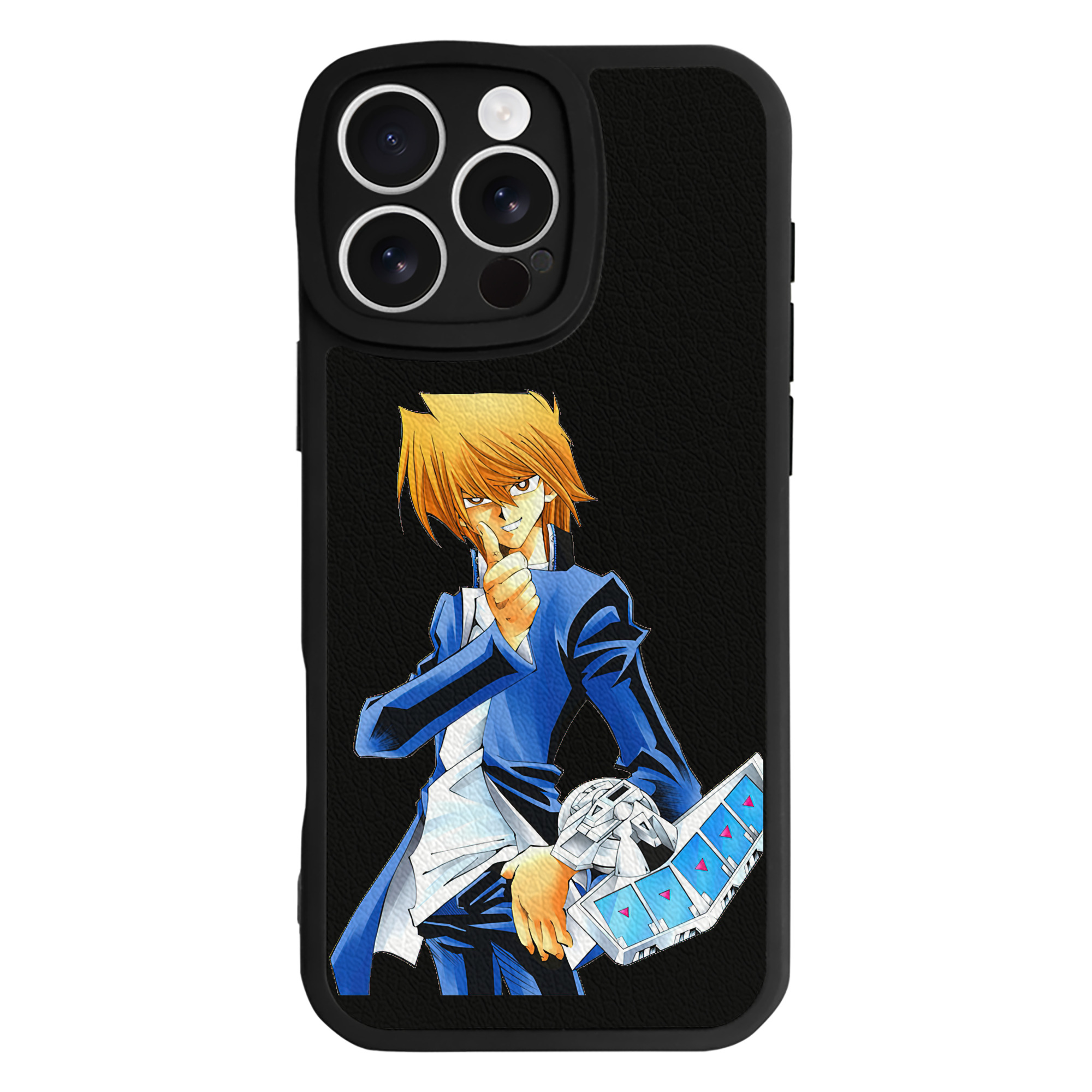 遊☆戯☆王 Yu-Gi-Oh! 【iPhone 16シリーズ対応】シリコンスマホケース（レザー調） 材質：シリコン
